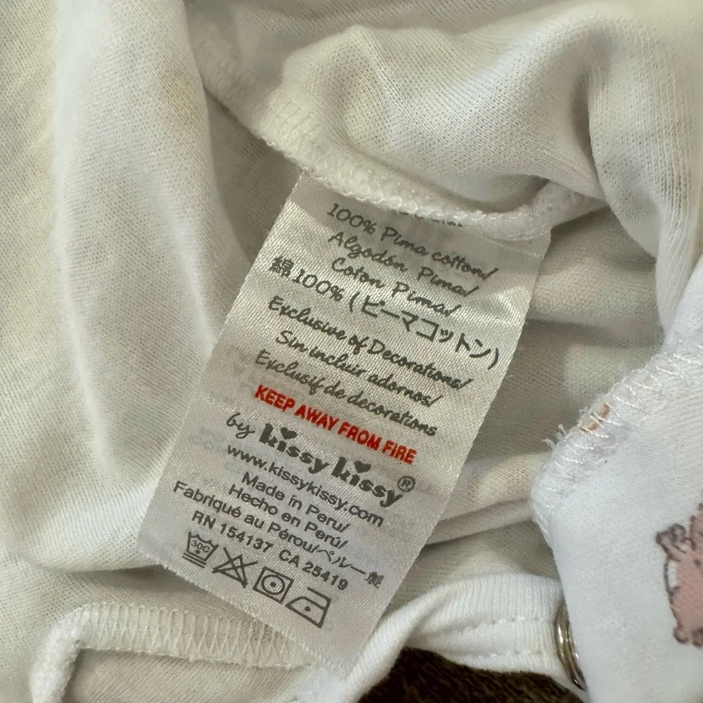 Newborn Kissy Kissy Pima‎ Cotton Footie Woodland Animal Prin